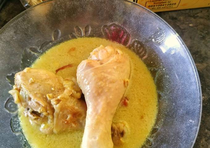 Resep Opor ayam kuning