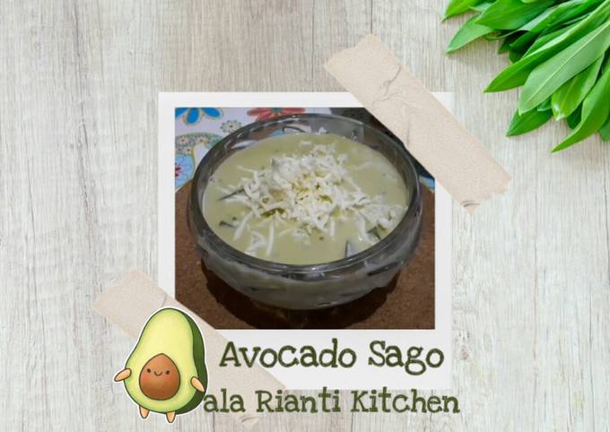 Avocado Sago ala Rianti Kitchen