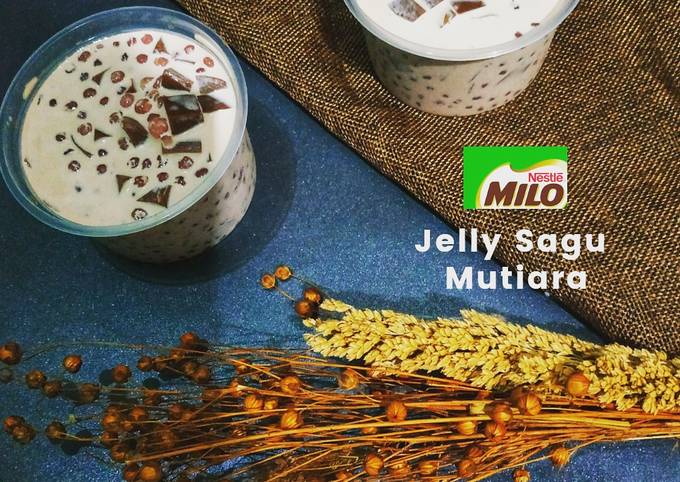 Resep Milo jelly sagu mutiara