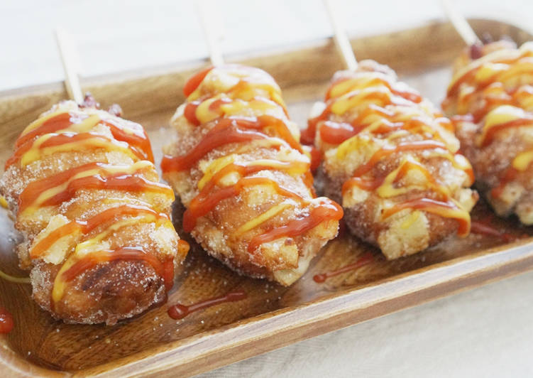 Cara memasak Resep aslinya hot dog korea. Bikin dari 0 gampang, bisa buat jualan istimewa