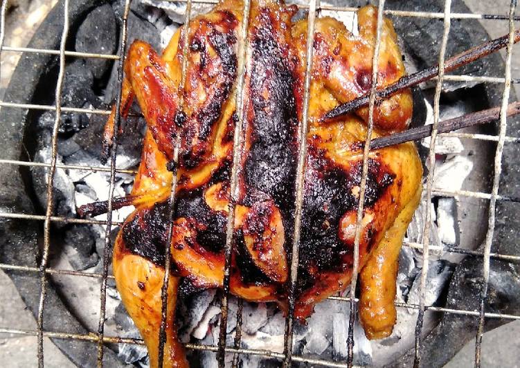 Cara Mudah mengolah Ayam bekakak bakar yang menggugah selera