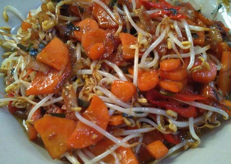 Resep: Tauge goreng oseng wortel lezat