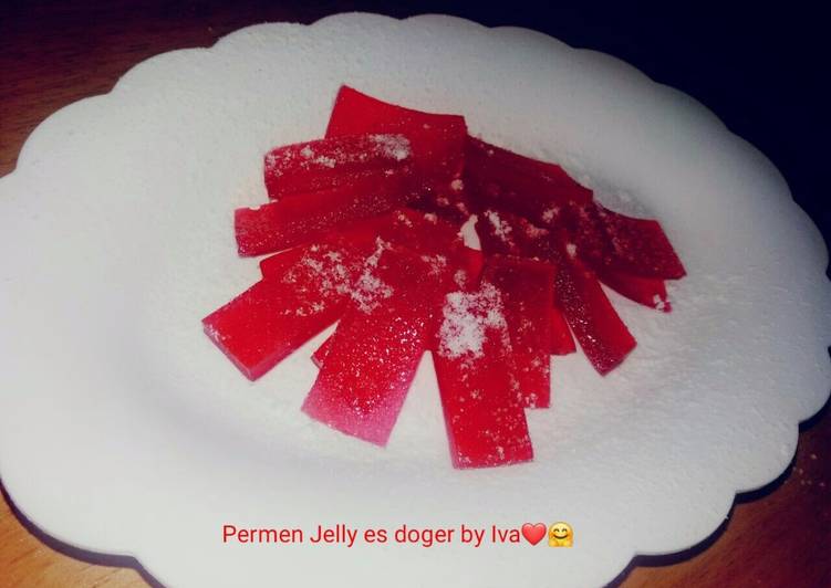 Resep: Permen Jelly es doger yang menggugah selera