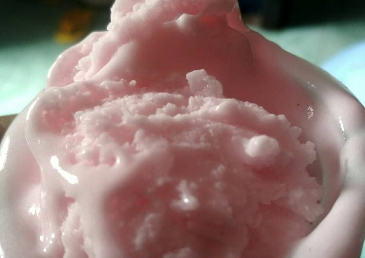 Cara membuat Es cream Doger super lembut kek es walls 