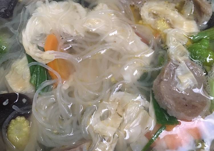 Cara Mudah memasak Sop Kimlo Udang yang menggugah selera