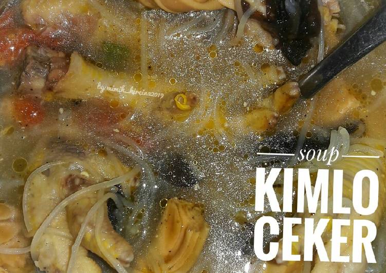Resep membuat Soup kimlo ceker istimewa