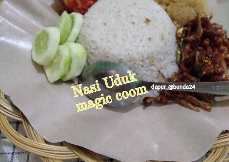 Resep memasak Nasi uduk magic coom 
