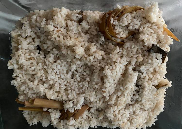 Resep: Nasi uduk ricecooker 