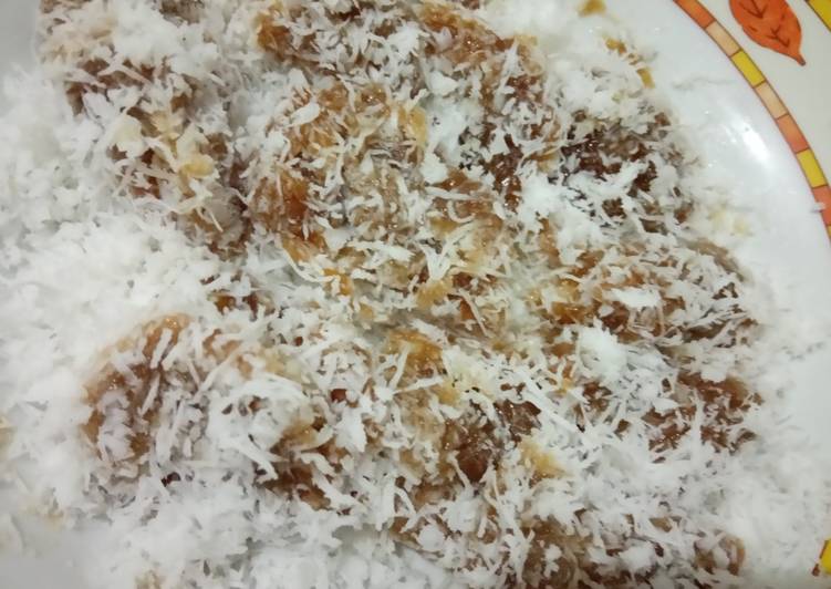 Cara Mudah memasak 149) Ongol-ongol Kue Keranjang (simple) lezat