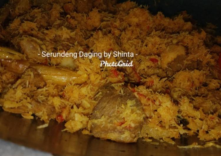 Resep: Serundeng Daging Muwantepp by Shinta ala resto