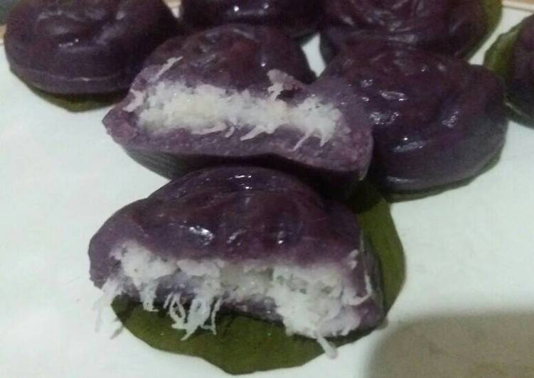 Kue ku ubi ungu #indonesiamemasak