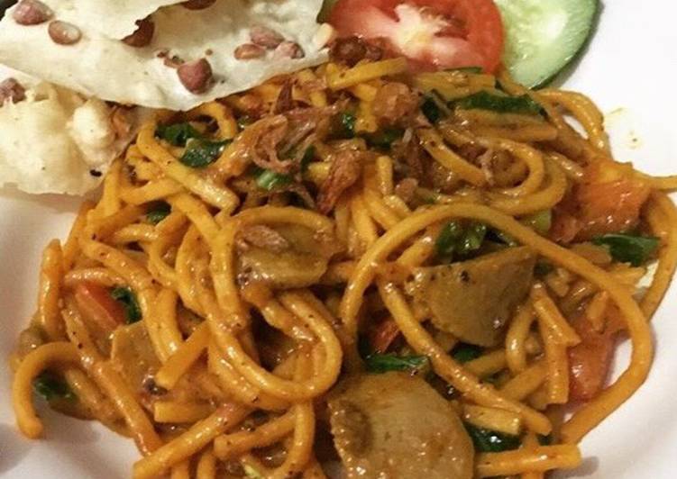 Resep: Mie Gomak/ spaghetti Batak goreng yang bikin ketagihan 