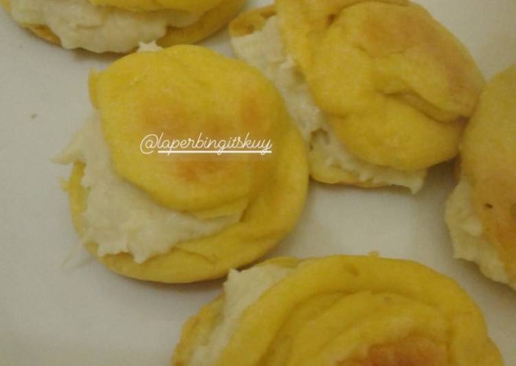 Resep: Kue sus / soes fla durian yang menggugah selera