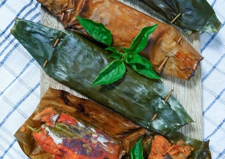 Cara memasak Pepes Tongkol & Jamur istimewa