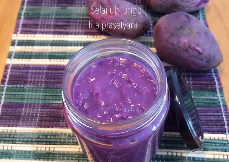 Selai ubi ungu/purple yam butter