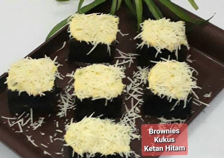 Resep: Brownies Kukus Ketan Hitam yang bikin ketagihan