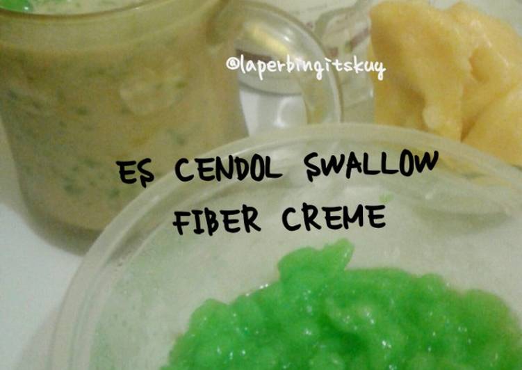 Resep membuat Es cendol swallow fiber creme yang bikin ketagihan