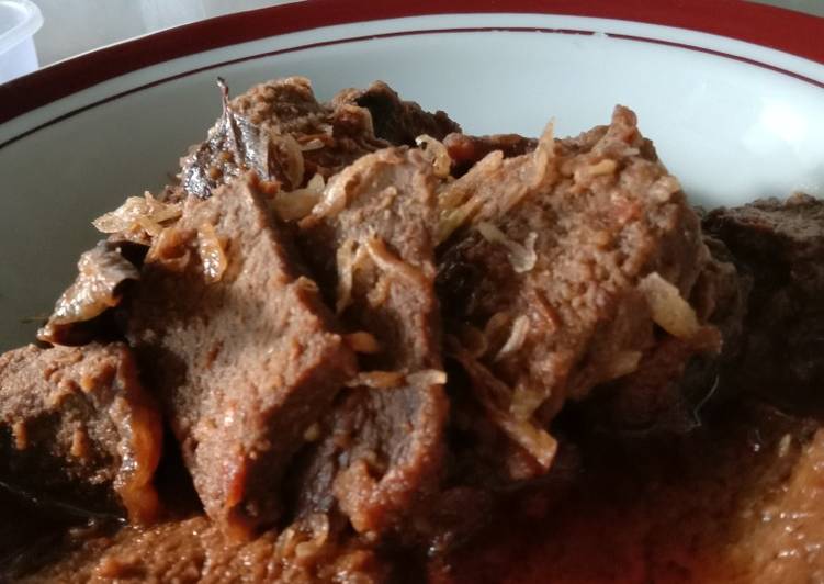 Cara Mudah memasak Gepuk daging sapi ala resto