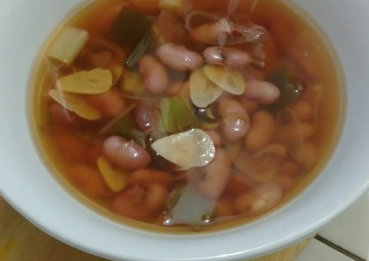 Resep membuat Angeun Haseum Kacang Beureum/Sayur Asem Kacang Merah Khas Sunda yang bikin ketagihan