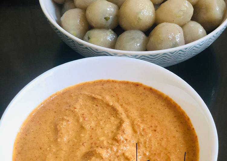 Resep: Cilok Tasik with Peanut Sauce (Cilok Bumbu Kacang) 😍 ala resto