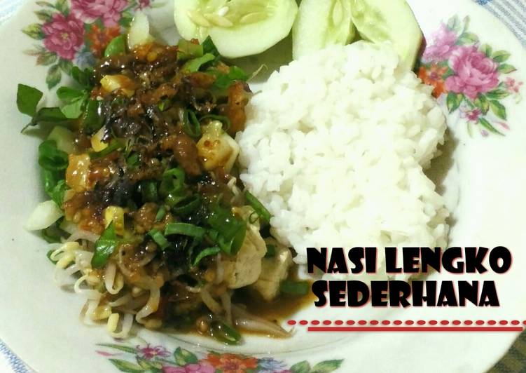Cara membuat Nasi Lengko sederhana lezat