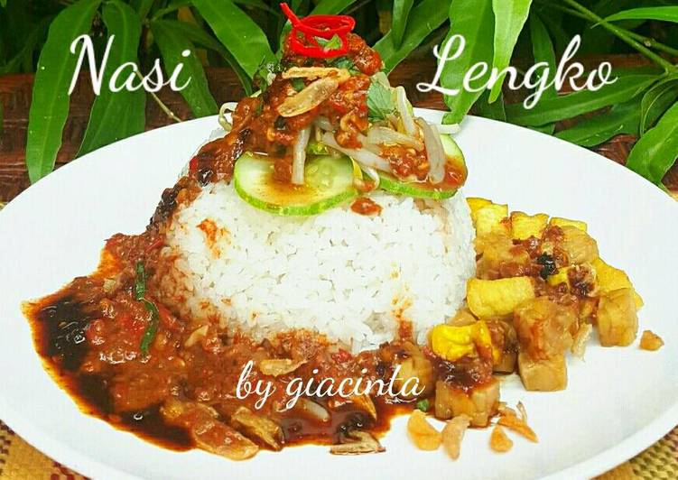 Cara Mudah memasak Nasi Lengko Cirebon yang bikin ketagihan