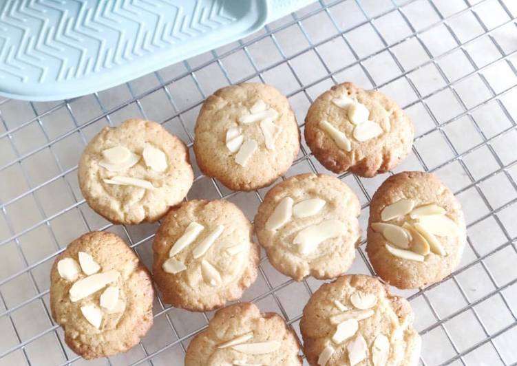 Cara Mudah membuat Ginger Almond Cookies yang bikin ketagihan