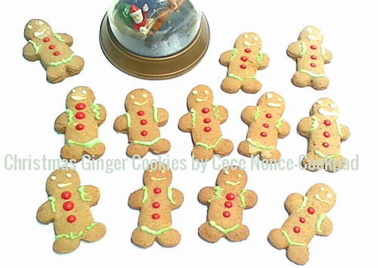 Resep memasak Christmas Ginger Cookies yang bikin ketagihan