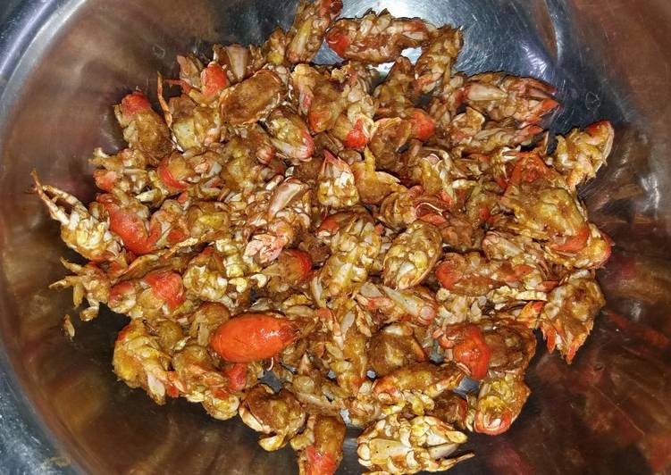 Cara memasak Seafood /Undur-undur Laut Goreng Crispy khas Kebumen" yang bikin ketagihan