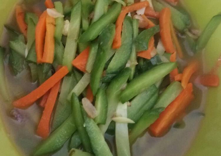 Cara Mudah membuat Tumis jipang + wortel yang menggugah selera