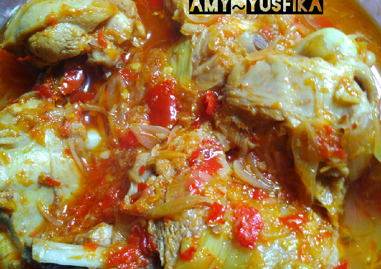 Resep: Ayam Masak Asam Pedas (ayam kelaq bagek) khas lombok istimewa