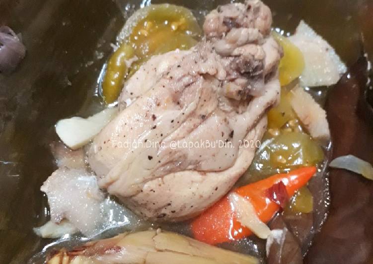 Resep memasak Garang Asam Ayam no Santan ala resto