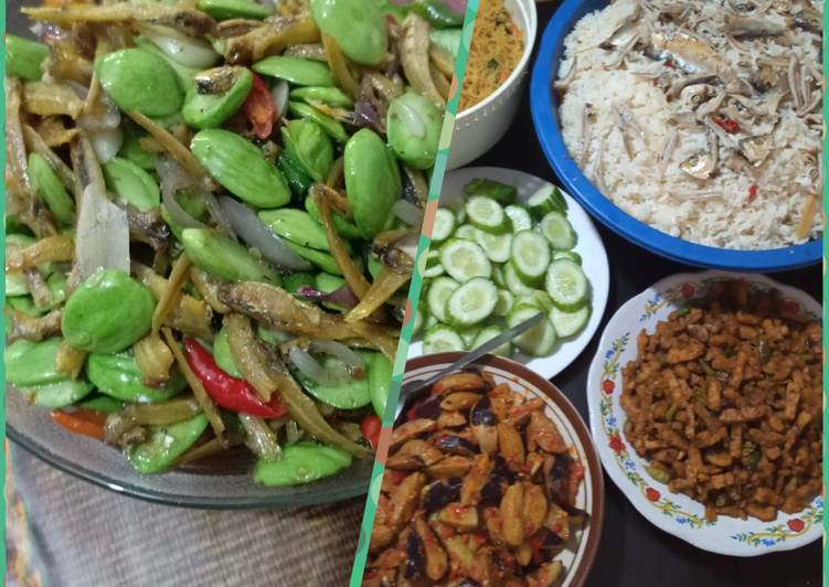 Resep: Lauk pelengkap nasi liwet 'tumis teri pete' yang bikin ketagihan
