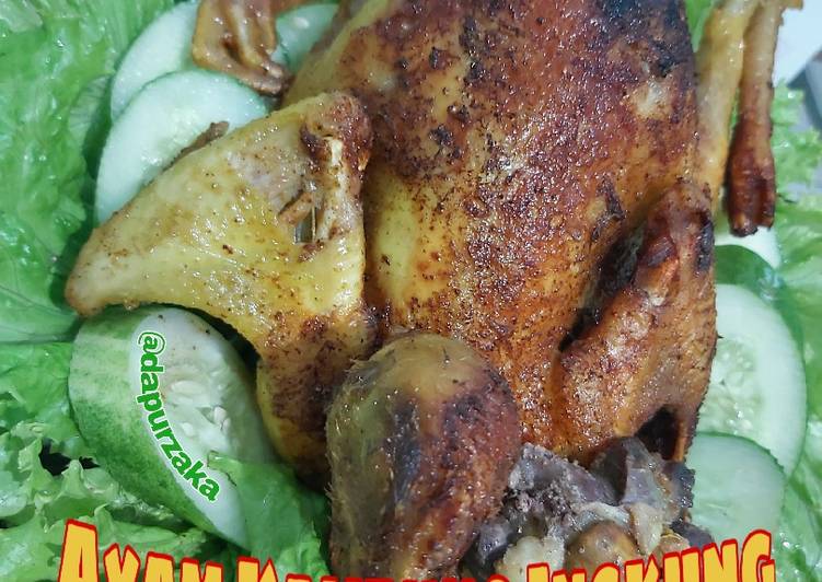 Cara memasak 052》Ayam Kampung Ingkung ala resto