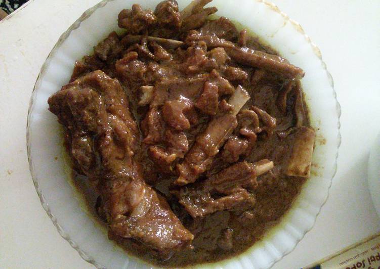 Resep membuat Rendang daging kambing mudah nan enakk yang menggoyang lidah