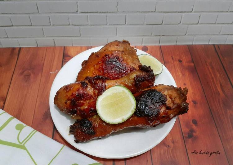 Cara Mudah mengolah Ayam bakar kalasan istimewa