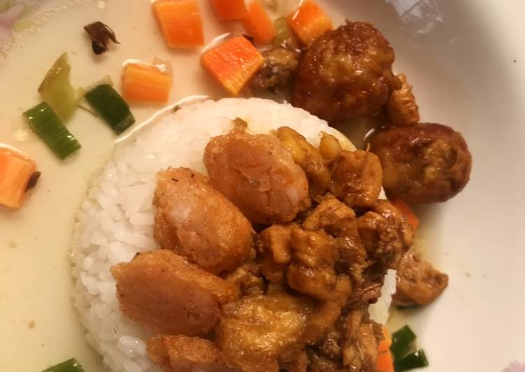 Resep memasak BAKMOY (Ayam, Tahu, Telur Puyuh & Gorengan Udang) lezat