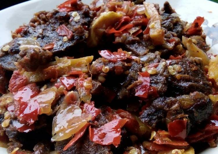 Cara Mudah memasak Dendeng Batokok a.k.a Dendeng Balado ala RM Padang 😉 enak