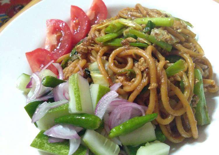 Cara Mudah mengolah Mie Aceh spagetti praktis. sedap 