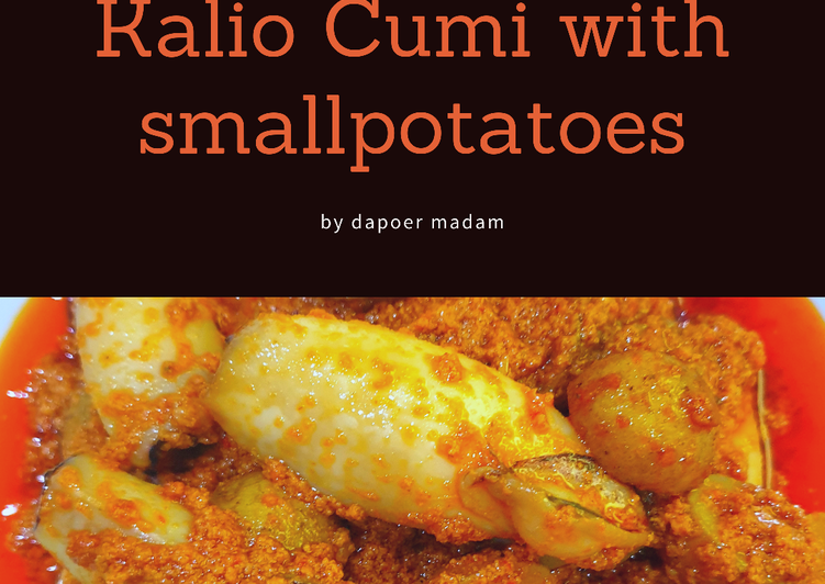 Kalio cumi with smallpotaoes ala dapoermadam