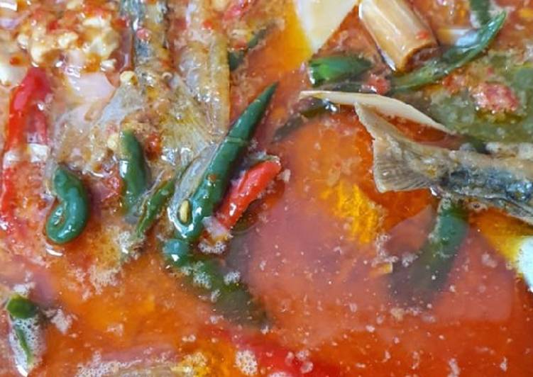 Cara Mudah memasak Tauco santan Ikan gembung, jangek dan petai enak