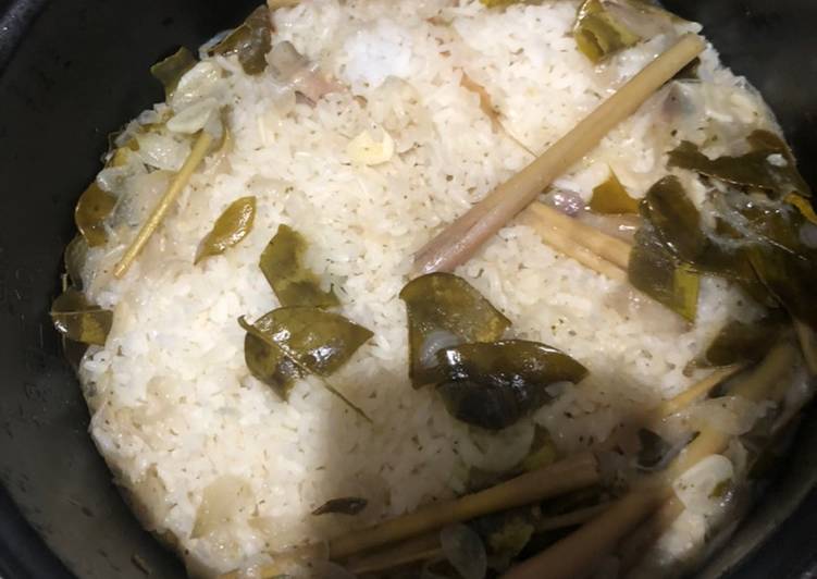 Nasi liwet simple mudah murah rice cooker