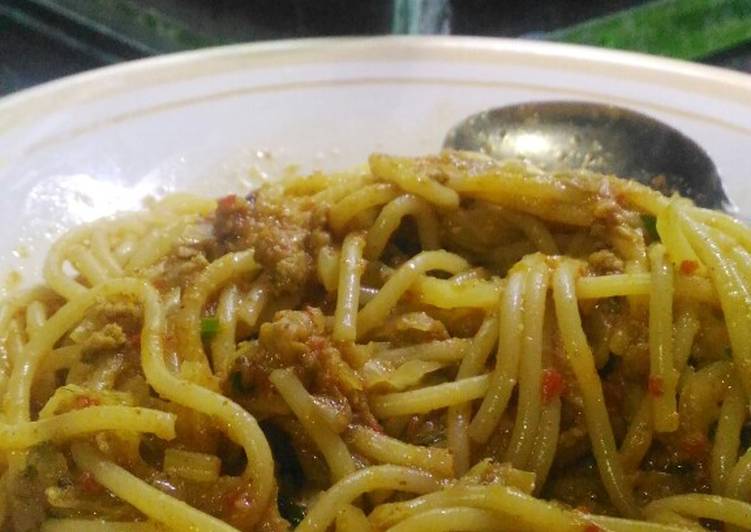 Resep memasak Spaghetti Selera Indonesia (ala Mie Aceh) lezat 