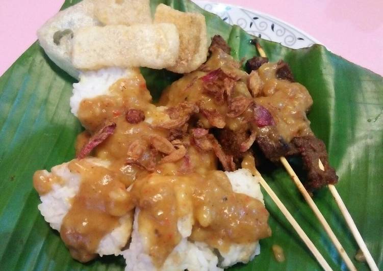 Sate daging kuah Padang (sate Padang) #pr_sate