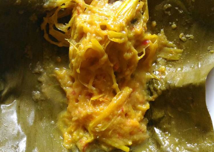 Cara memasak Pepes ikan baung tempoyak lezat