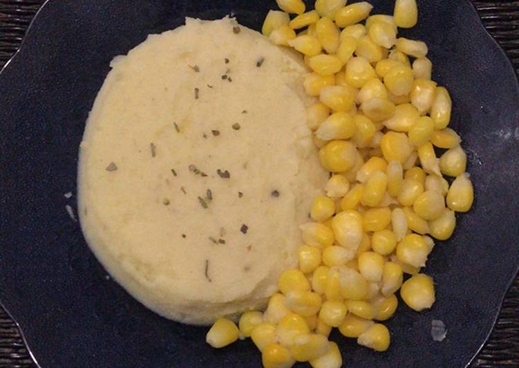 Mashed Potato (resep sehat, pengganti nasi) | kentang beku